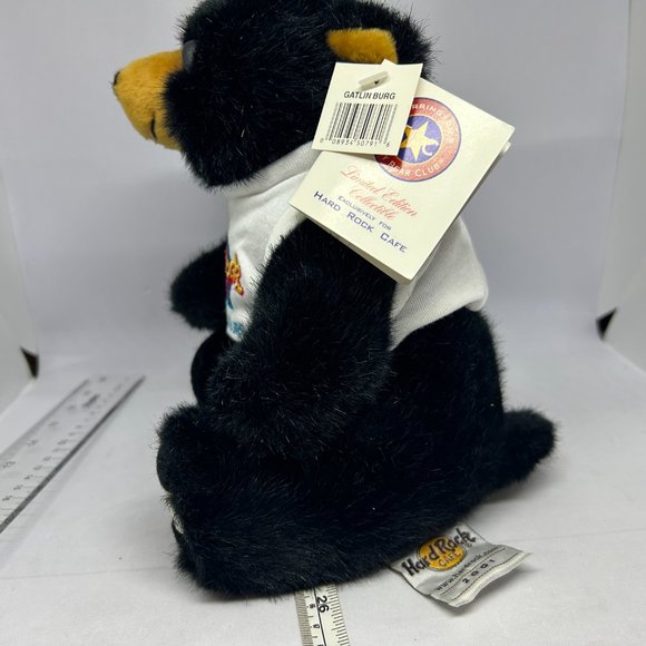 Hard Rock Cafe Black‎ Teddy Bear Gatlinburg NWT - Picture 4 of 13